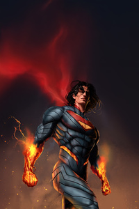 The Absolute Vigilante Superman (640x960) Resolution Wallpaper
