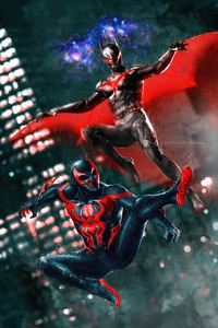 800x1280 The Alliance Of Batman And Spider Man 2099