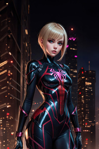 The Amazing Spider Gwen From Earth 9767 (480x800) Resolution Wallpaper