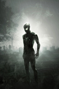 The Amazing Spider Man 3 Symbiote Suit (240x400) Resolution Wallpaper