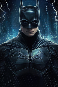 1242x2688 The Batman 2022 Movie Poster Art