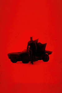 The Batman 4k Car (480x854) Resolution Wallpaper