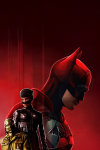 The Batman Absolute Team (640x960) Resolution Wallpaper