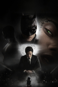 1440x2960 The Batman And The Catwoman 5k