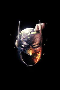The Batman Dark Minimal 4k (1080x2160) Resolution Wallpaper