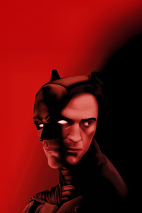 The Batman Dual Identity (320x568) Resolution Wallpaper