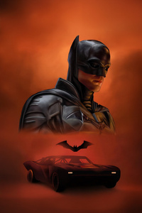 The Batman In Motion (320x568) Resolution Wallpaper