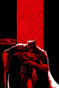1440x2960 The Batman Injured 4k