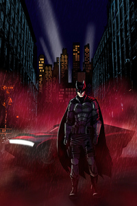 The Batman Night Cyberpunk Neon 4k