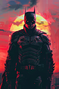 The Batman Protector Of The Night (360x640) Resolution Wallpaper