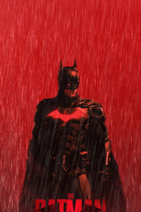 The Batman Vengeance In Red (1080x1920) Resolution Wallpaper