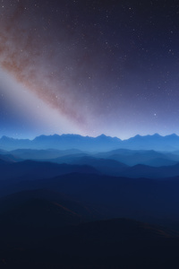 The Beauty Of The Night Sky (640x1136) Resolution Wallpaper