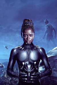 1440x2560 The Black Panther Wakanda Forever
