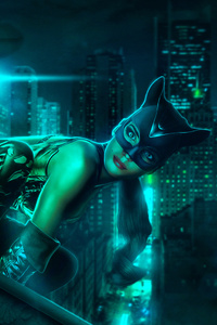 The Catwoman (750x1334) Resolution Wallpaper