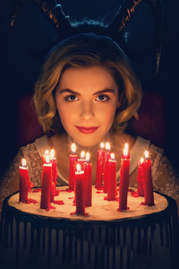 The Chilling Adventures Of Sabrina 2018 Poster (320x568) Resolution Wallpaper