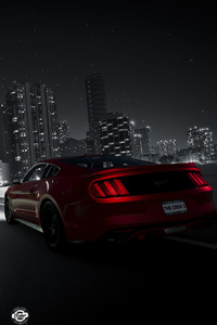 The Crew 2 Ford Mustang Rear Lights 4k (640x1136) Resolution Wallpaper