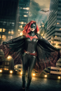 The CW Ruby Rose As Batwoman (640x960) Resolution Wallpaper