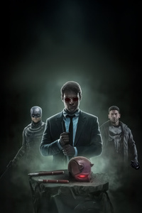 The Daredevil Born Again Dont Fear (240x400) Resolution Wallpaper