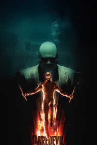 The Daredevil Born Again Strikes (1242x2668) Resolution Wallpaper