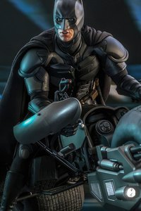 The Dark Knight Batcycle 4k (240x320) Resolution Wallpaper