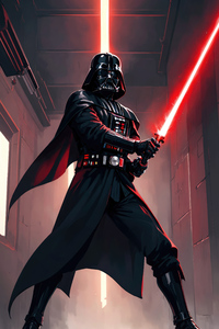 800x1280 The Darth Vader Artwork 4k