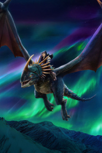 The Deadly Nadder In How To Train Your Dragon 2025 (1440x2960) Resolution Wallpaper