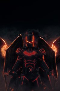 The Devil Batman (240x320) Resolution Wallpaper