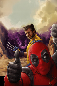 The Evolution Of Deadpool And Wolverine (1242x2668) Resolution Wallpaper