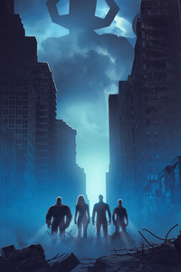 The Fantastic Four First Steps Finest Moments (240x400) Resolution Wallpaper