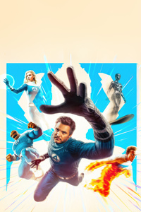 The Fantastic Four First Steps Focused Heroes (720x1280) Resolution Wallpaper