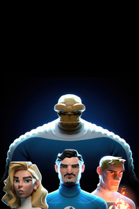 The Fantastic Four First Steps Futuristic Vision (320x568) Resolution Wallpaper