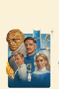 The Fantastic Four First Steps Imax Poster (540x960) Resolution Wallpaper