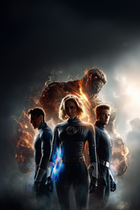 The Fantastic Four First Steps Rock Hard Heroes (750x1334) Resolution Wallpaper