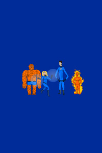 The Fantastic Four First Steps Sketch Art (750x1334) Resolution Wallpaper
