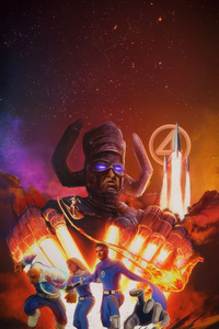 The Fantastic Four First Steps The Watcher (1440x2960) Resolution Wallpaper