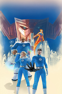 The Fantastic Four First Steps Unleashed (480x854) Resolution Wallpaper