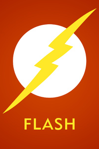 1080x2280 The Flash 4k Logo