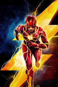 240x320 The Flash In Full Sprint