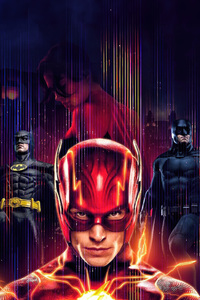 1080x2160 The Flash Meeting With Batman