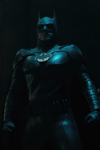 1280x2120 The Flash Movie Batman 4k
