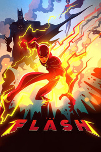 1440x2960 The Flash Movie Comicart 4k