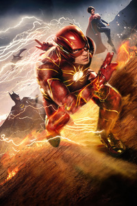 1080x2280 The Flash Movie Screenx Poster 5k