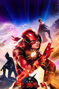 750x1334 The Flash Supergirl And Batman Join Forces 5k