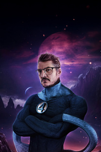 The Flexible Hero Mister Fantastic Saving The World (240x320) Resolution Wallpaper