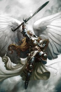 The Gathering Angel (2160x3840) Resolution Wallpaper