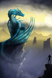The Guardian Dragon 5k (540x960) Resolution Wallpaper
