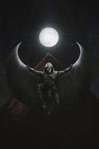 The Heroic Rise Of Moon Knight (240x320) Resolution Wallpaper