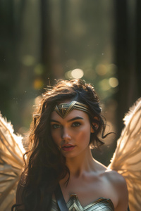 The Hope We Need Wonder Woman (320x480) Resolution Wallpaper