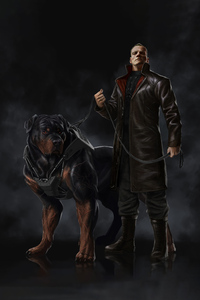 The Hound Of Hell Enforcers (1080x2280) Resolution Wallpaper