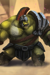 The Hulk Gladiator Artwork (1440x2560) Resolution Wallpaper